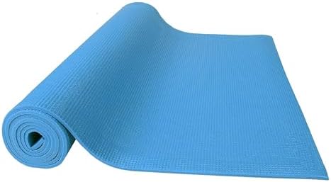 Fitvids All Purpose 1/4-Inch High Density Anti-Tear Exercise Yoga Mat with Carrying Strap with Optional Yoga Blocks, Multiple Colors
