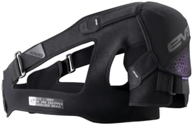 EVS SB04 Pro Shoulder Brace Men, Compression Fit w/ReZro Protection, L