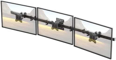 Triple Monitor Wall Mount for 17-32" Screens