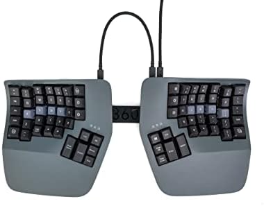 Kinesis Advantage360 Split Ergonomic Keyboard - USB-C | Mechanical Switches | Fully Programmable | Contoured Shape | Adjustable Tenting | PBT Keycaps