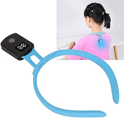 HURRISE Smart Posture Corrector, Smart Posture Corrector Silicone Plastic Intelligent Posture Intelligent Posture Reminder For Back Braces Trainer For Adults Children (Blue) (HURRISE78agdhzpqu-12)