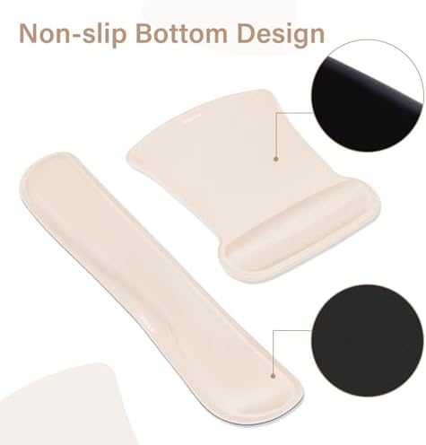 MOSISO Keyboard Mouse Pad Set, Large Gaming Mousepad&Keyboard Wrist Rest