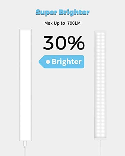ASOKO 16Inch Under Cabinet LED Workbench Light Plug in Dimmable 6000K