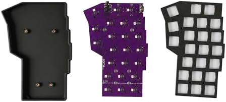 YMDK Split Keyboard Corne V4.1 46 Keys Ergonomic Hotswappable 40% Layout 3D PLA RGB QMK Vial All Key Programmable Mini Independent Gaming Keyboard Kit
