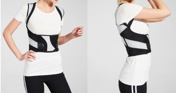 Invisible correction belt invisible anti-hunchback posture spine corrector (D,Small)