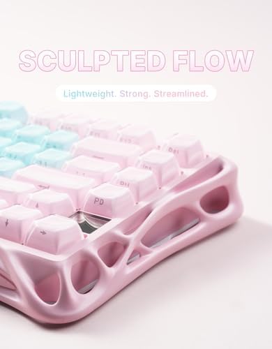 GravaStar Mercury K1 Lite 75% Wireless Mechanical Gaming Keyboard RGB