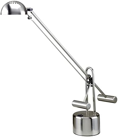 Lite Source LS-306PS Halotech 29-Inch 8W LED Desk Lamp, Polished Steel , Silver, 25x28x4.5