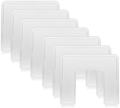 Adjustable File Sorter Accessories 6 Pieces Upright Plates, Expandable File Folder Holder Accessory, Desktop Binder Organizer, School Office File Organizer, Translucent Frosted