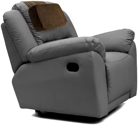 HOMBYS Memory Foam Neck Pillow for Recliner, Adjustable Headrest Cushion with Soft Plush Fabric and Medium Firm Filling, Design for Recliner Sofa Armchair, Machine Washable and Non-slip (Coffee Color)