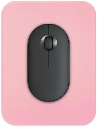 Small Mouse pad, with Edge-Sewn Design, extends Service Life by Twice, occupying the Optimal Size for the Mouse and Wrist Position. (Pink)