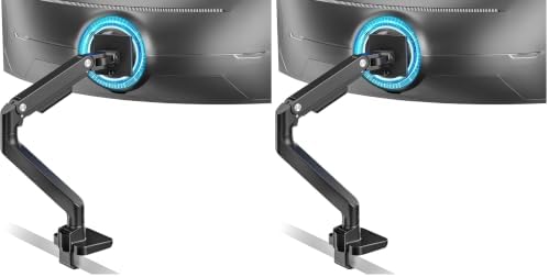ARES WING Ultrawide Monitor Desk Arm for 17 to 49 Inch Screen, Holds 44 Lbs (Pack of 2)