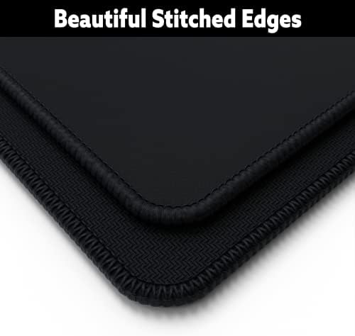 Gamer Boss - Gaming Mouse Pad - 60 x 30 Inches - 4mm Thick with Stitched Edges, Non-Slip Rubber Base, Premium Cloth Mousepad, Desk Mat for Laptop, Keyboard, Computer & PC (Giga, Black)