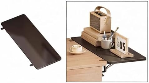 Desk Extender Shelf Arm Rest 15.75 x 7.87 inch Extension Attachment Black for Computer Table Folding Keyboard Tray Side Table