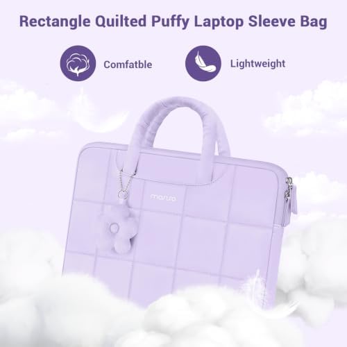 MOSISO Laptop Case 13.3 inch, 13-13.3 inch Laptop Sleeve, Purple