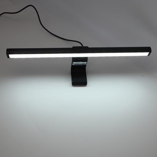 Zunate Computer Screen Lamp with 3 Color Temperatures,Dimmable Eye Care Light Bar for Desk, Anti Glare Screen Light for Prolonged Computer Use