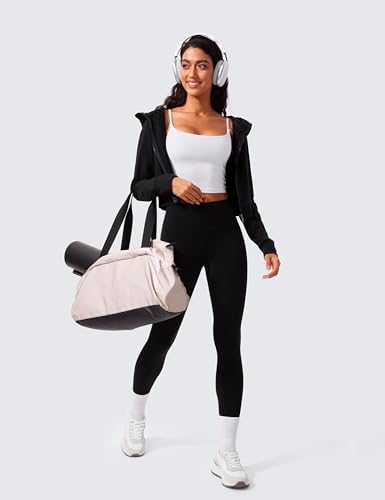 CRZ YOGA Butterlift Scoop Neck Crop Tank Top