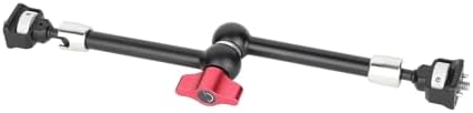 CAMVATE Multipurpose Articulating Arm with Anti-Twist 1/4''-20 Screw Mount (11", Red Knob)-3660