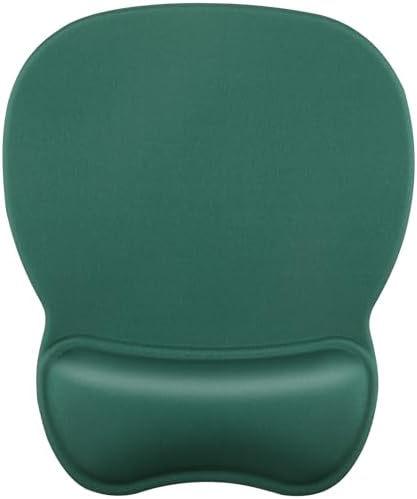 MROCO Ergonomic Mouse Pad with Gel Wrist Rest, 9.4 x 8.1 in, Forest Green