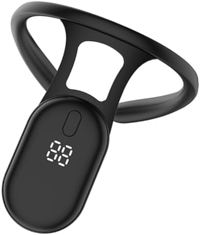 FRCOLOR Posture Sensor Device for Hunchback Vibrating Reminder Supports Sitting Habits Suitable for Homework Reading and Tv Watching Black