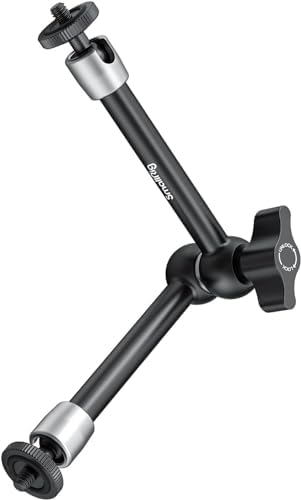 SmallRig 9.8 inch Adjustable Articulating Magic Arm with Both 1/4" Thread Screw for LCD Monitor/LED Lights - 2066B
