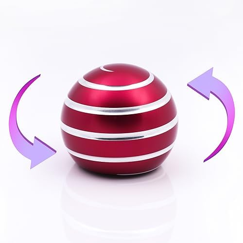 Desk-Fidget-Kinetic-Toys Cool-Gadgets: Cool-Stuff Thing Game Toy for Adult Teen Children Kid, Optical-Illusion Stress Relief Gifts for Man Women Home Office School Christmas Spinning Up 180 Seconds