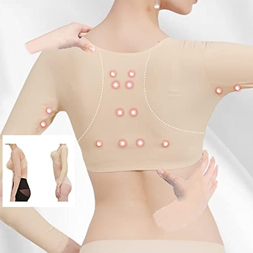 Surakey Women Chest Brace Up Posture Corrector Shapewear Tops Back Brace Support Bra Chest Hunchback Body Shaper Corset (SkinColor S)