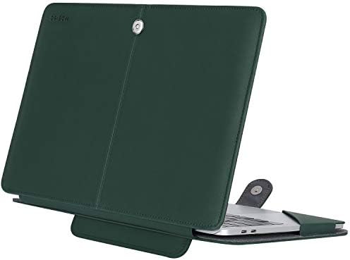 MOSISO PU Leather Sleeve Case Compatible with MacBook Air 13.6 inch