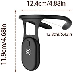 BestAlice Smart Posture Corrector and Trainer, Hanging Back Posture Correction, Intelligent Posture Trainer Check Posture in Real Time, Hunchback Posture Corrector Universal for Men fnd Women, Black