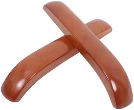 ARTIBETTER Office Chair Arm Pads Replacement Solid Wood Arm Rests for Desk and Swivel Chairs Universal Chair Armrest Pads for Comfort Grip 1 Pair