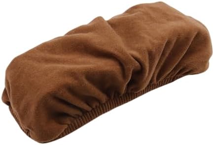 Office Chair Armrest Slipcovers Covers Pads (Brown)