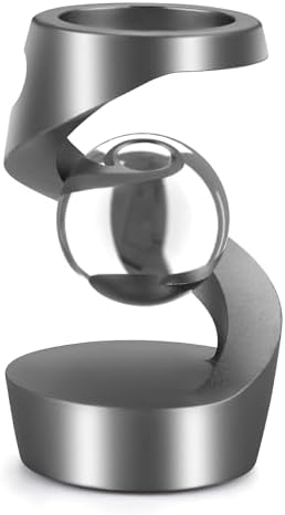 Kinetic Spinning Fidget Desk Toy for ADHD Stress Relief, Gray