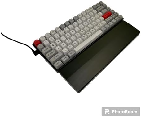 Kothar Wooden Keyboard Wrist Rest (Compact, Black)