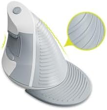 DELUX Wired Ergonomic Vertical Mouse, for Medium Hands(M618XU-White)