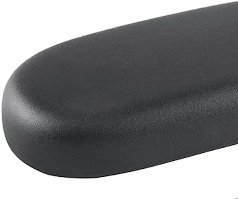 Office Chair Armrest Replacement Pads Caps Mesh Computer Chair Parts Accessory Mounting Holes 4inch Sturdy 1 Pair PU Leather (Style C)