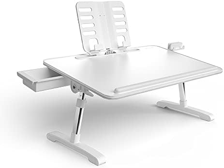 Limitless TotalDesk Portable Workstation and Lap Desk with Adjustable Height & Tilt (White)