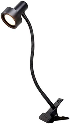 O’Bright Luxor - Dimmable LED Desk Lamp with Gooseneck (Black-Clip on)