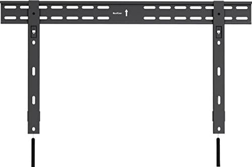 QualGear QG-TM-002-BLK 37-Inch to 70-Inch Universal Ultra Slim Low Profile Fixed Wall Mount LED TVs, Black