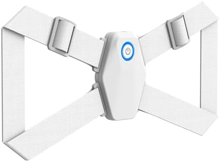 Intelligent Postured Corrector with Vibrations Alert for Students Adjustable Sensitivity USB Rechargeable Protein Leathe