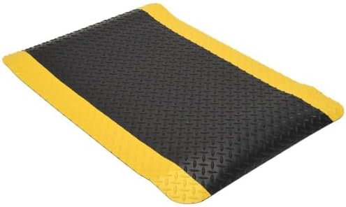 Heavy Duty Vinyl Beveled-Edge Anti Fatigue Mat: 96" x 48" x 9/16"