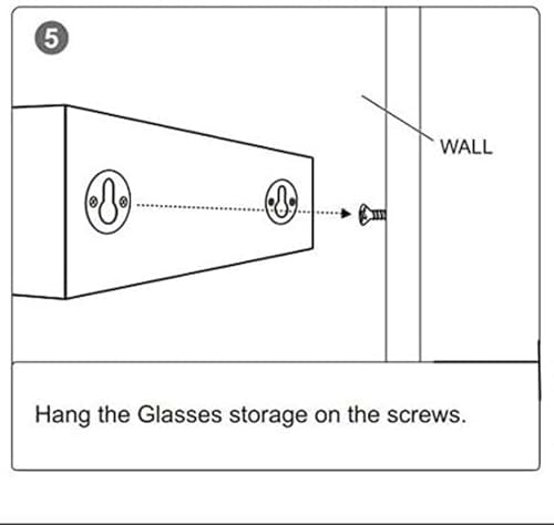 TANG SONG Wall Mounted Sunglass Eyeglass Display Storage Hanger Organizer