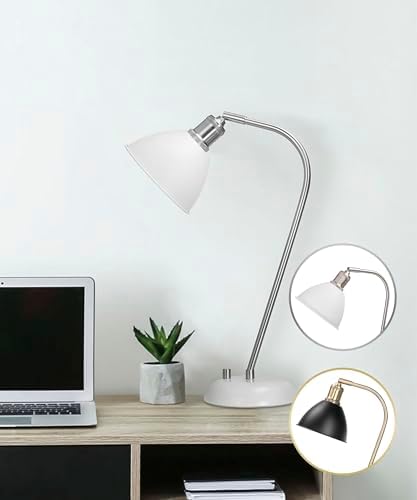 HarvestLand Halo Desk Lamp, Reading Lamp for Home Office, White