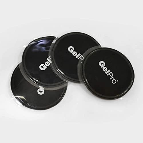 Non Slip Sticky Gel Pads: GelPro GellyGripper 3" Adhesive Anti Skid Grip Pad for Under Area Rug/Standing Desk Mat or to Hold Phones - Gripper Gels Stick On Tile/Hardwood Floors or Car Dash, 4 Pack