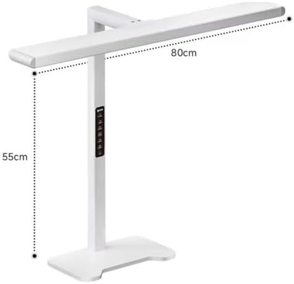 24W LED Desk Lamp with Heavy Base, Bright Table Light for Home Office, Eye-Caring Architect Task Lamp, 5 Brightness Levels, Flexible Gooseneck Workbench Reading Light