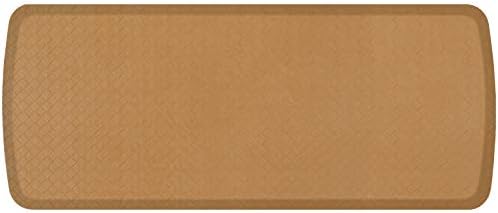 GelPro Elite Premier Gel & Foam Anti-Fatigue Kitchen Floor Comfort Mat, 20" x 48", Basketweave Khaki