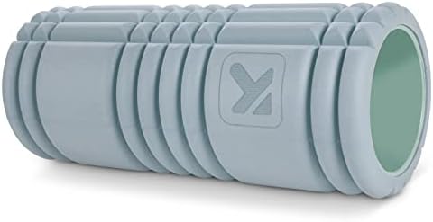 TRIGGERPOINT Performance Therapy Grid Patented Multi-Density Foam Massage Roller (80% Recycled) Exercise, Deep Tissue Muscle Recovery - Muscle Pain&Tightness, Improves Circulation (13"), Blue