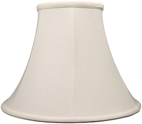 White Bell Lampshade, 6" x 13" x 10", Replacement Lamp shade, Pack 1
