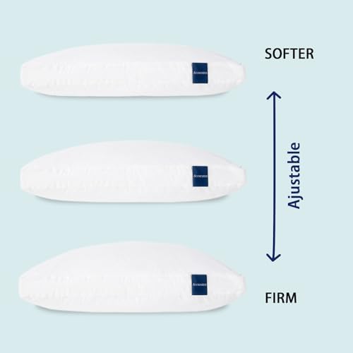 ACCURATEX Standard Pillow 1-Pack, Adjustable Shredded Memory Foam Pillow