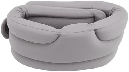 Neck Brace for Neck Pain and Support, Soft Neck Support Brace for Sleeping, Adjustable Cervical Collar Keep Vertebrae Stable and Aligned, Relief of Cervical Spine Pressure (Gray)