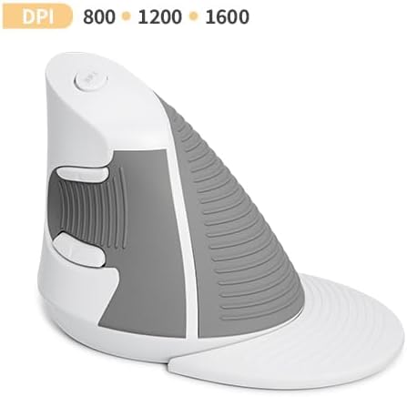 DELUX Ergonomic Vertical Mouse, Rechargeable Vertical Mouse (M618G DB)