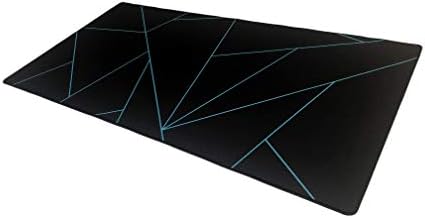 Gamer Boss - Gaming Mouse Pad - 48 x 24 Inches - 4mm Thick with Stitched Edges, Non-Slip Rubber Base, Premium Cloth Mousepad, Desk Mat for Laptop, Keyboard, Computer & PC (Mega, Blue Shards)